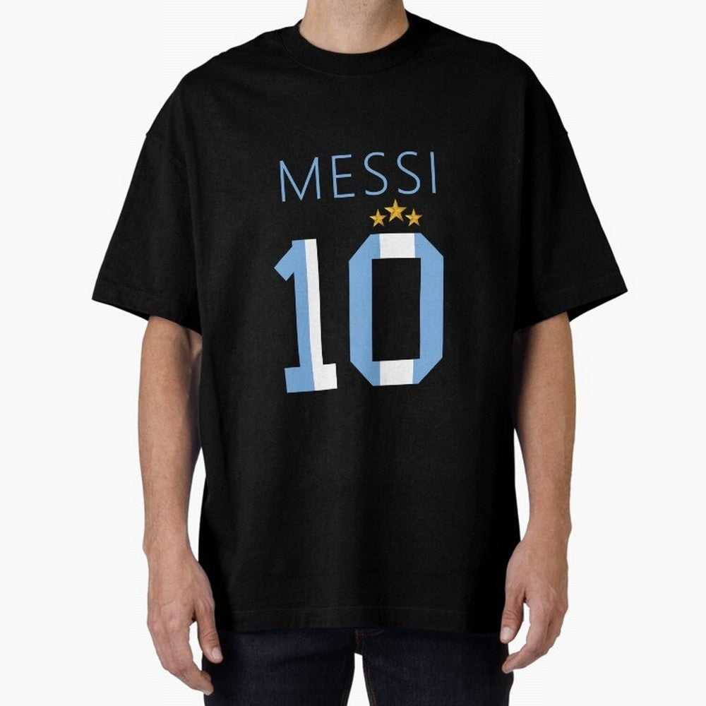 Messi argentina number 10 with 3 stars ver 1 Classic T-Shirt Celebrate Football Dreams Across FIFA World Cup 2026 Group Stage Spirit, Featuring Brazil, Messi, Neymar and Mbappe, Stadium Memories, Football Loyalty, International Chants and