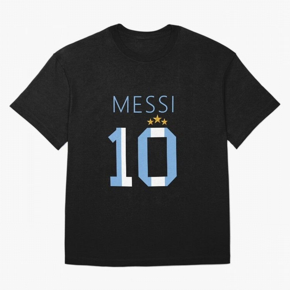 Messi argentina number 10 with 3 stars ver 1 Classic T-Shirt Celebrate Football Dreams Across FIFA World Cup 2026 Group Stage Spirit, Featuring Brazil, Messi, Neymar and Mbappe, Stadium Memories, Football Loyalty, International Chants and