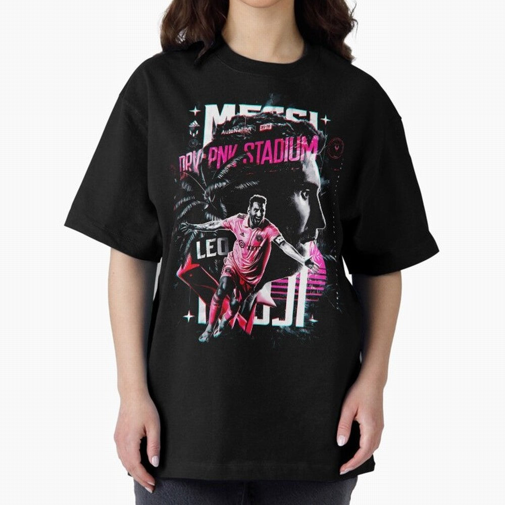 Messi The GOAT Oversized T-Shirt Show Love for Legendary Goals in the FIFA World Cup 2026 Group Stage Journey through Messi, CR7 and Mbappe Highlights, Argentina and Brazil Pride, Worldwide Fan Energy, Dramatic Goals, Stadium Lights and