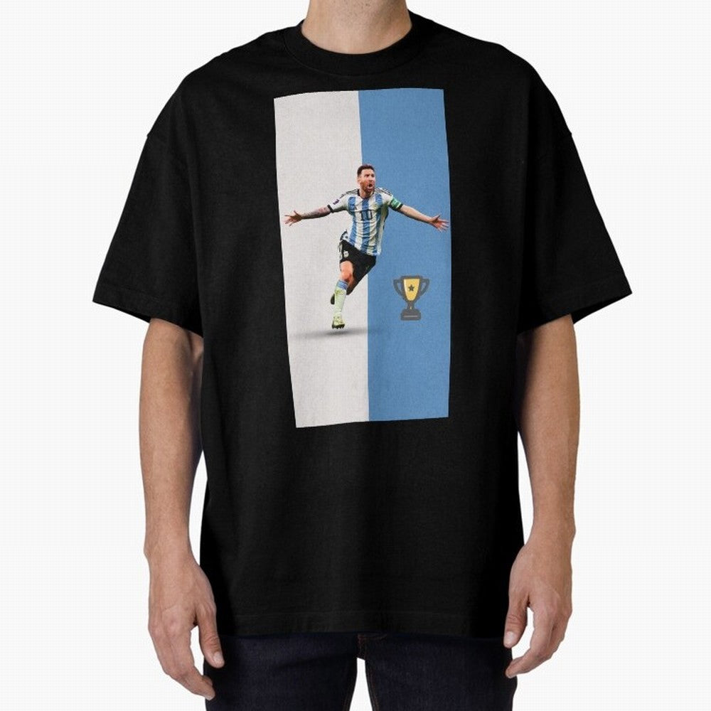 World Cup /Lional Messi/football, soccer Oversized T-Shirt Capture FIFA World Cup 2026 for Fans of Messi, Neymar and Mbappe and Netherlands, Bringing Soccer Culture, Superstar Moments, National Team Dreams and Competitive Fire; Ideal for Fans Who