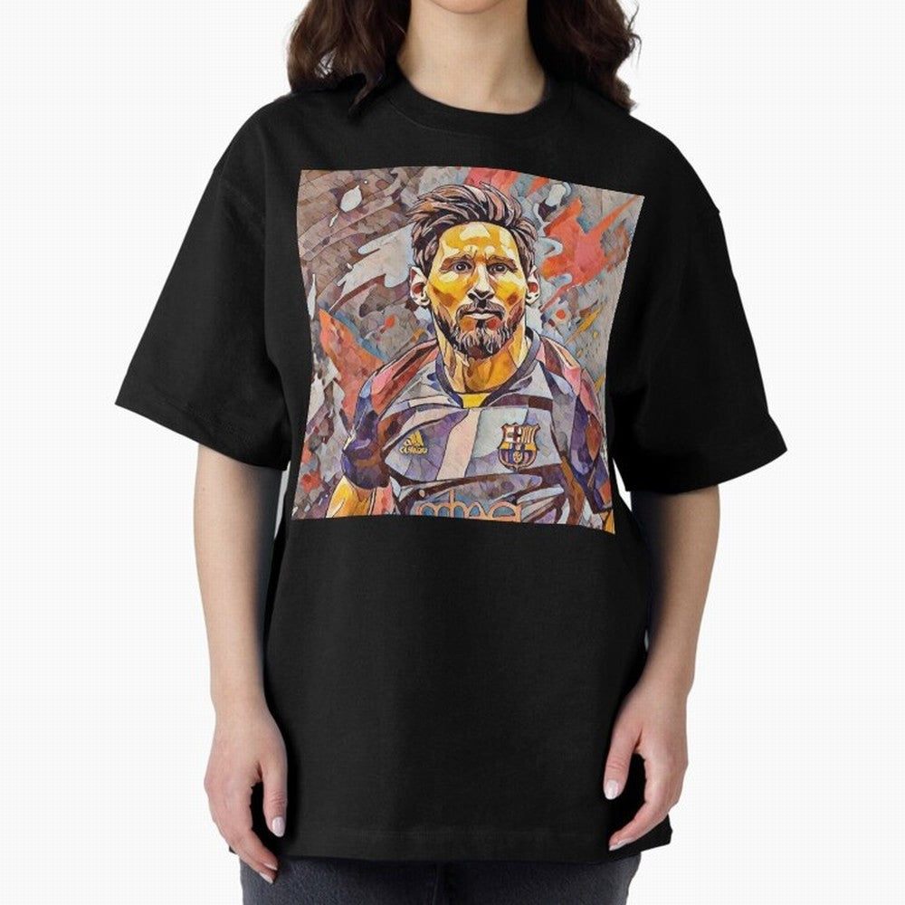 Messi Pop Art Portrait Classic T-Shirt Represent Fans Who Live for the FIFA World Cup 2026 Group Stage Journey through Messi and Cristiano Ronaldo Highlights, Germany Pride, Global Supporter Spirit, Legendary Goals, National Colors and Tournament