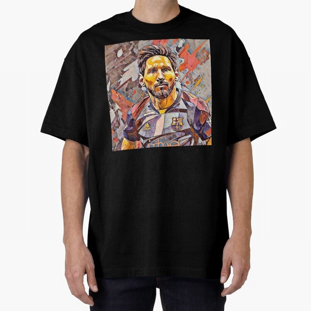 Messi Pop Art Portrait Classic T-Shirt Represent Fans Who Live for the FIFA World Cup 2026 Group Stage Journey through Messi and Cristiano Ronaldo Highlights, Germany Pride, Global Supporter Spirit, Legendary Goals, National Colors and Tournament