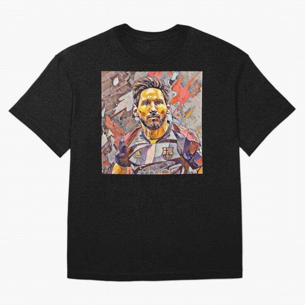 Messi Pop Art Portrait Classic T-Shirt Represent Fans Who Live for the FIFA World Cup 2026 Group Stage Journey through Messi and Cristiano Ronaldo Highlights, Germany Pride, Global Supporter Spirit, Legendary Goals, National Colors and Tournament