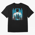 Messi The GOAT Oversized T-Shirt Honor Champions and Dreams in the FIFA World Cup 2026 USA Canada Mexico Journey through Neymar, Haaland and Cristiano Ronaldo Highlights, England, France and Netherlands Pride, Goal Celebration Energy, Supporter