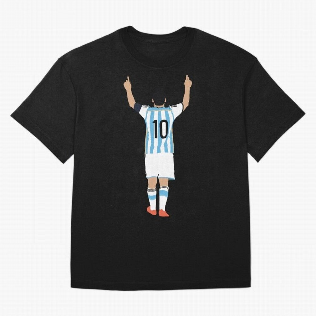 Messi Pop Art Portrait Classic T-Shirt Fuel FIFA World Cup 2026 USA Canada Mexico for Fans of Messi, Neymar and Mbappe and Argentina, France and Brazil, Bringing Stadium Memories, Football Loyalty, International Chants and Championship Tradition;