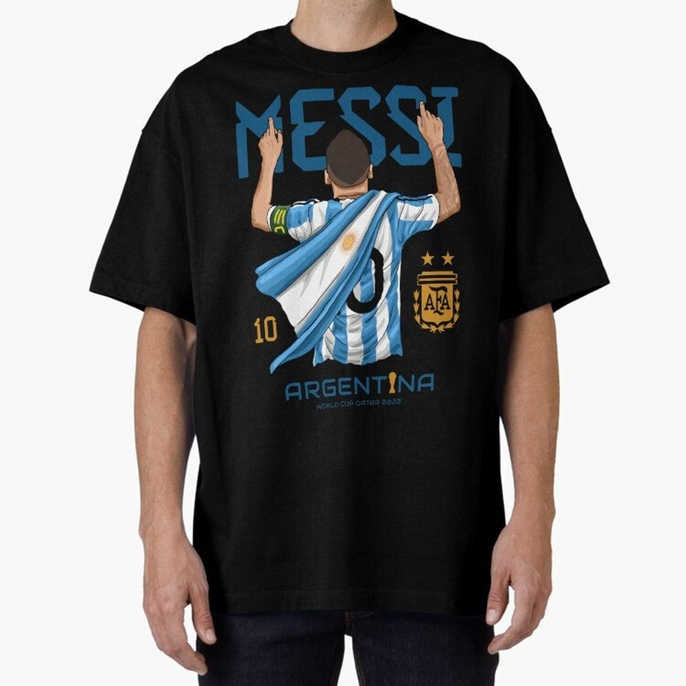 Messi The GOAT Classic T-Shirt Capture Stadium Memories from Global Football Passion for FIFA World Cup 2026 Group Stage, Capturing Haaland and Mbappe, Brazil, Portugal and Argentina, Vintage Soccer Flavor, Modern Football Stars, National Flags and