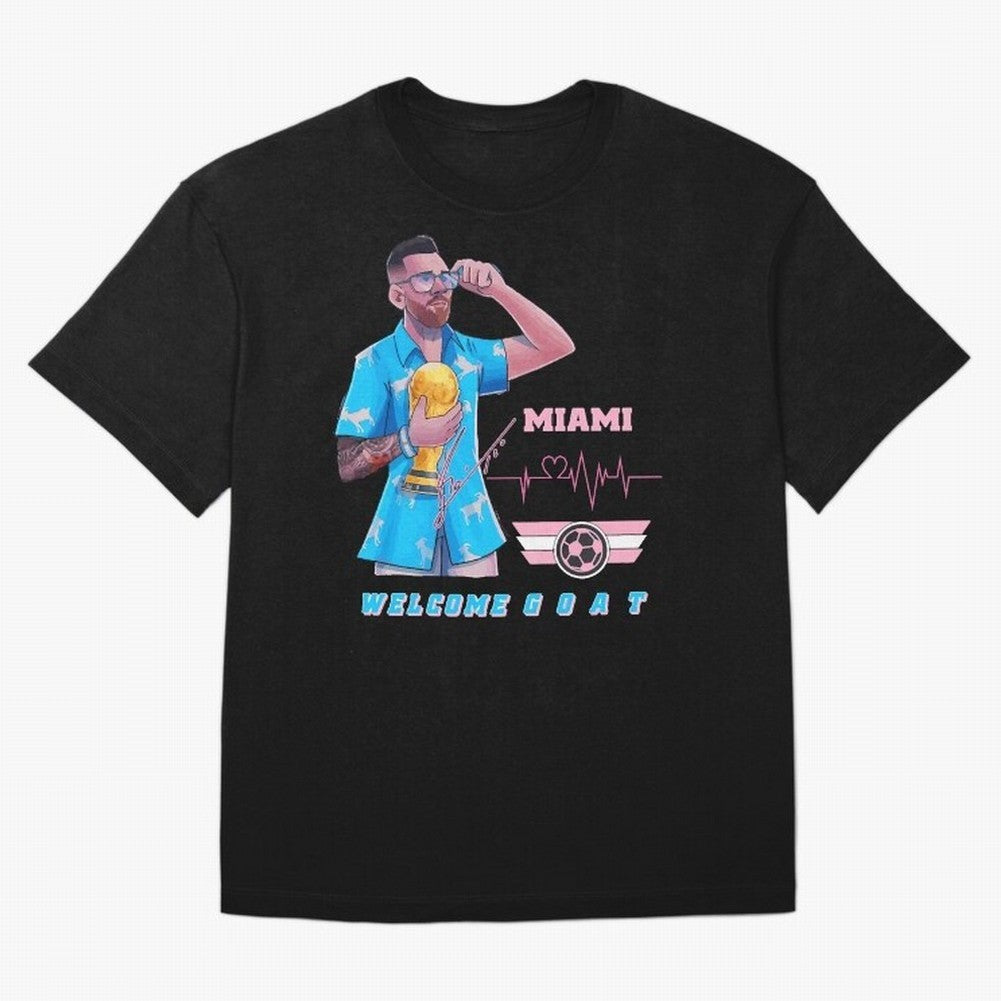 Messi The GOAT Classic T-Shirt Make Your Look Match Global Football Passion for FIFA World Cup 2026 USA Canada Mexico, Made for Messi and Cristiano Ronaldo, England, Champion Mindset, Group Stage Buzz, Knockout Tension and Passionate Fan Culture;