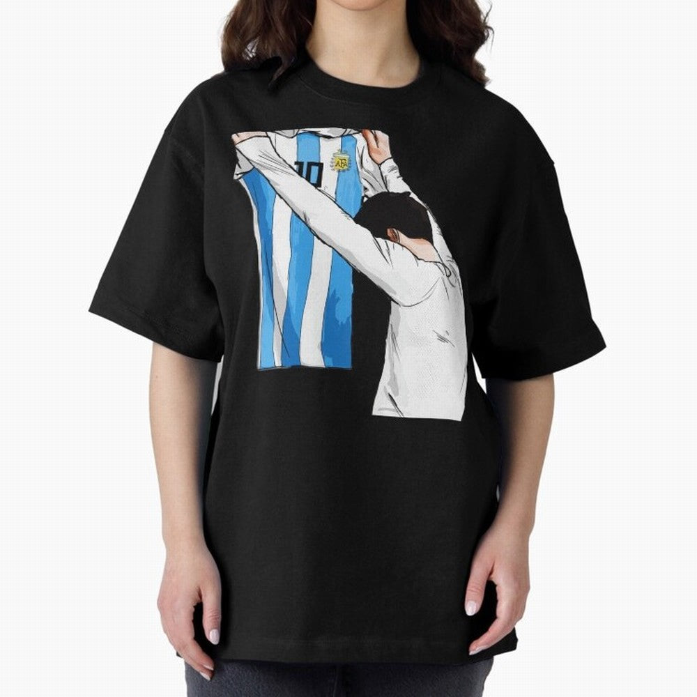 Messi The GOAT Classic T-Shirt Refresh Global Football Passion for FIFA World Cup 2026 Group Stage, Filled with Messi, CR7 and Mbappe, Argentina and Brazil, Global Supporter Spirit, Legendary Goals, National Colors and Tournament Celebration; Ideal