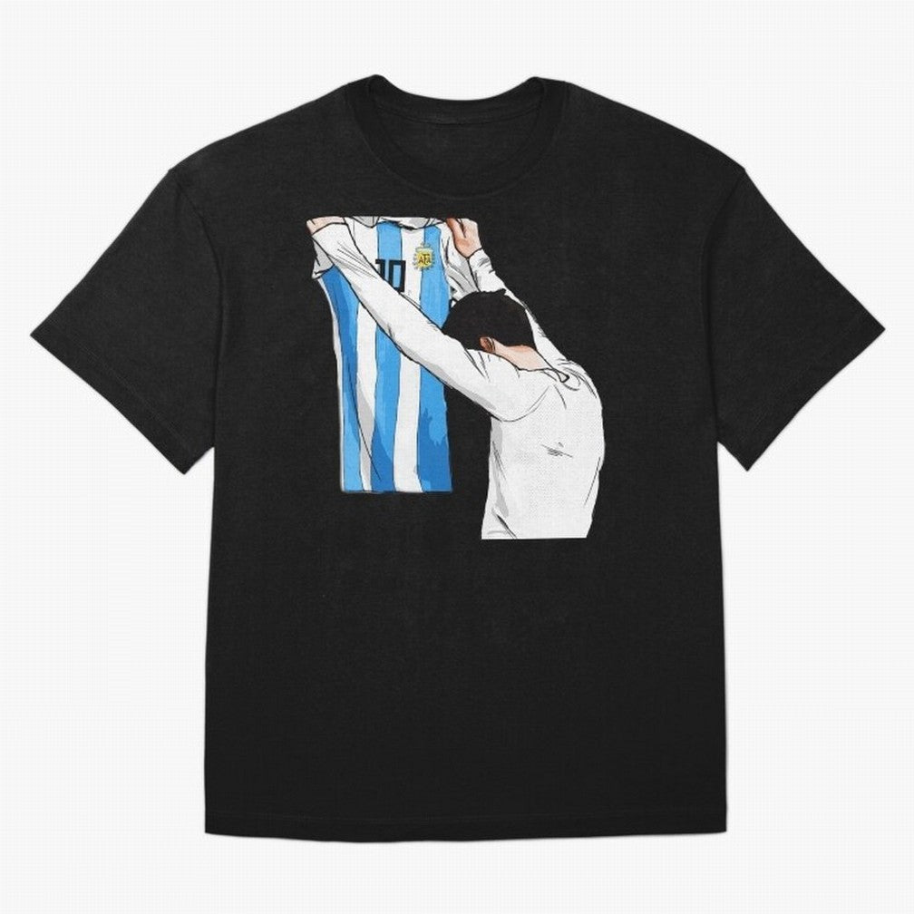 Messi The GOAT Classic T-Shirt Refresh Global Football Passion for FIFA World Cup 2026 Group Stage, Filled with Messi, CR7 and Mbappe, Argentina and Brazil, Global Supporter Spirit, Legendary Goals, National Colors and Tournament Celebration; Ideal