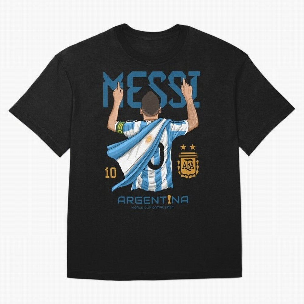 Messi Pop Art Portrait Classic T-Shirt Capture Global Football Passion for FIFA World Cup 2026 USA Canada Mexico, Built around Messi and Cristiano Ronaldo, Portugal, Stadium Chants, National Pride, Trophy Dreams and Unforgettable Football Memories;