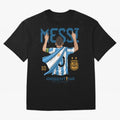 Messi Pop Art Portrait Classic T-Shirt Capture Global Football Passion for FIFA World Cup 2026 USA Canada Mexico, Built around Messi and Cristiano Ronaldo, Portugal, Stadium Chants, National Pride, Trophy Dreams and Unforgettable Football Memories;