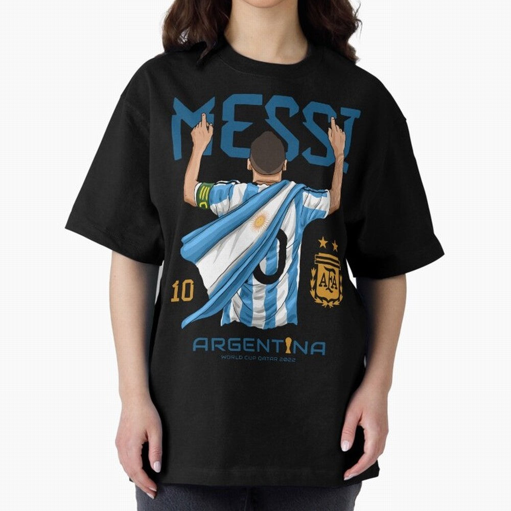 Messi Pop Art Portrait Classic T-Shirt Capture Global Football Passion for FIFA World Cup 2026 USA Canada Mexico, Built around Messi and Cristiano Ronaldo, Portugal, Stadium Chants, National Pride, Trophy Dreams and Unforgettable Football Memories;