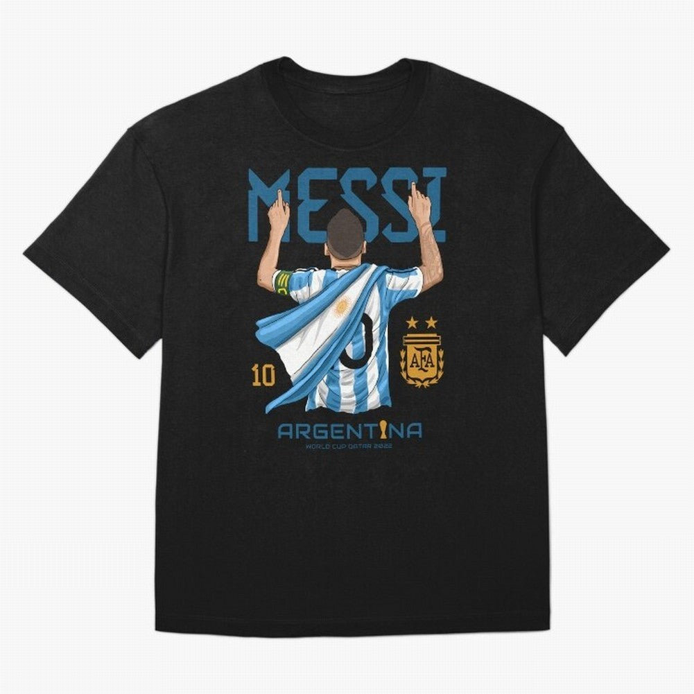 Lionel Messi Argentina Champions World Cup Essential T-Shirt Honor Football Greatness during Global Football Passion for FIFA World Cup 2026 Group Stage, Capturing Mbappe, France and Portugal, Global Supporter Spirit, Legendary Goals, National