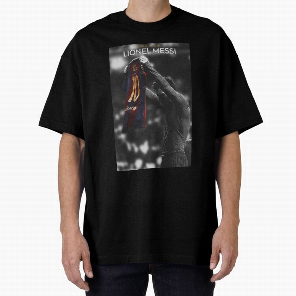 Lionel Messi GOAT Boxy T-Shirt Showcase FIFA World Cup 2026 USA Canada Mexico for Fans of Mbappe and Neymar and Netherlands, Bringing Tournament Hype, Historic Matchups, Family Viewing Parties and Global Sports Pride; Perfect for Supporters Who