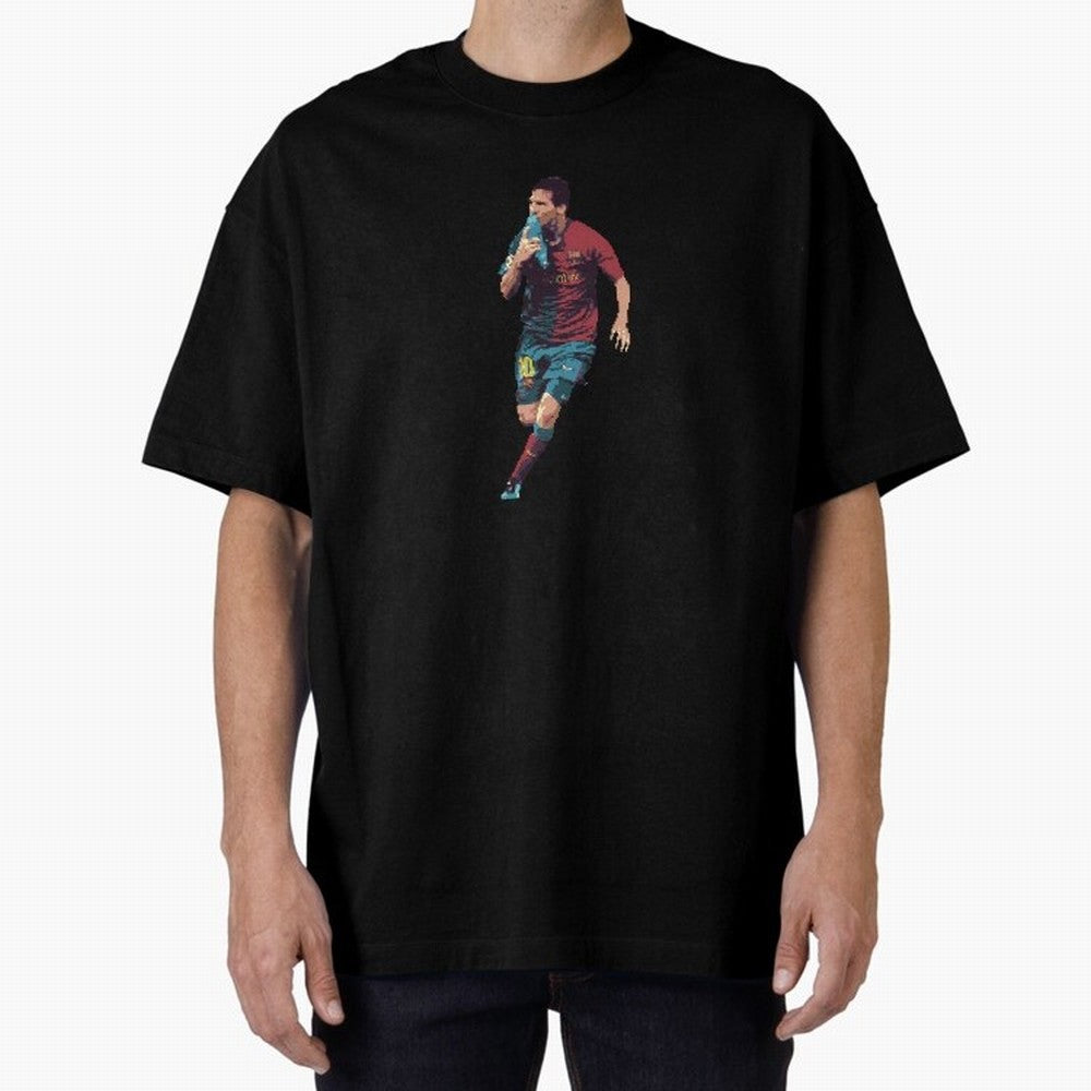 Lionel Messi Oversized T-Shirt Feel the Trophy Chase of FIFA World Cup 2026 Spirit, Featuring England, France and Netherlands, Cristiano Ronaldo, Haaland and CR7, Sports Nostalgia, International Competition, Famous Players and Unforgettable