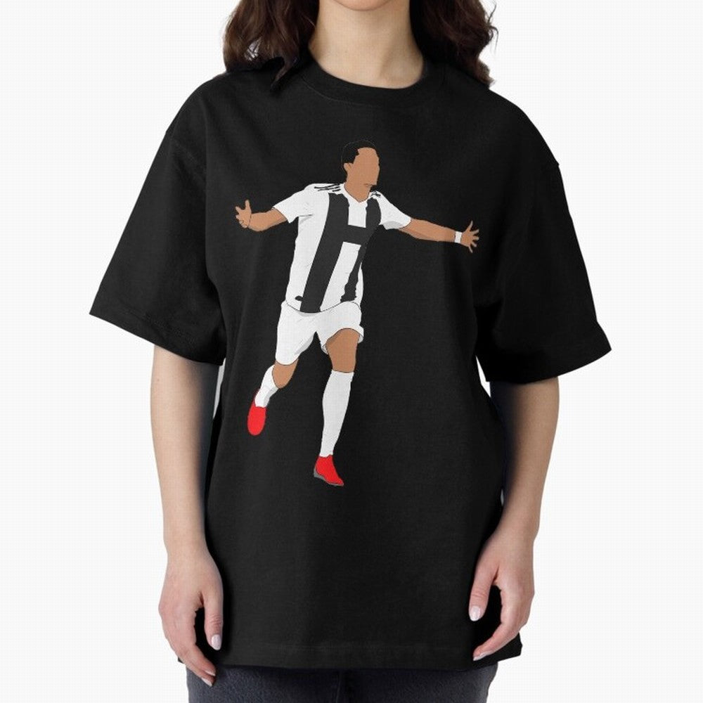 Ronaldo Oversized T-Shirt Wear the Spirit of Global Football Passion for FIFA World Cup 2026 Group Stage, Made for Messi, Germany, Tournament Hype, Historic Matchups, Family Viewing Parties and Global Sports Pride; Great for Watch Parties, Sports