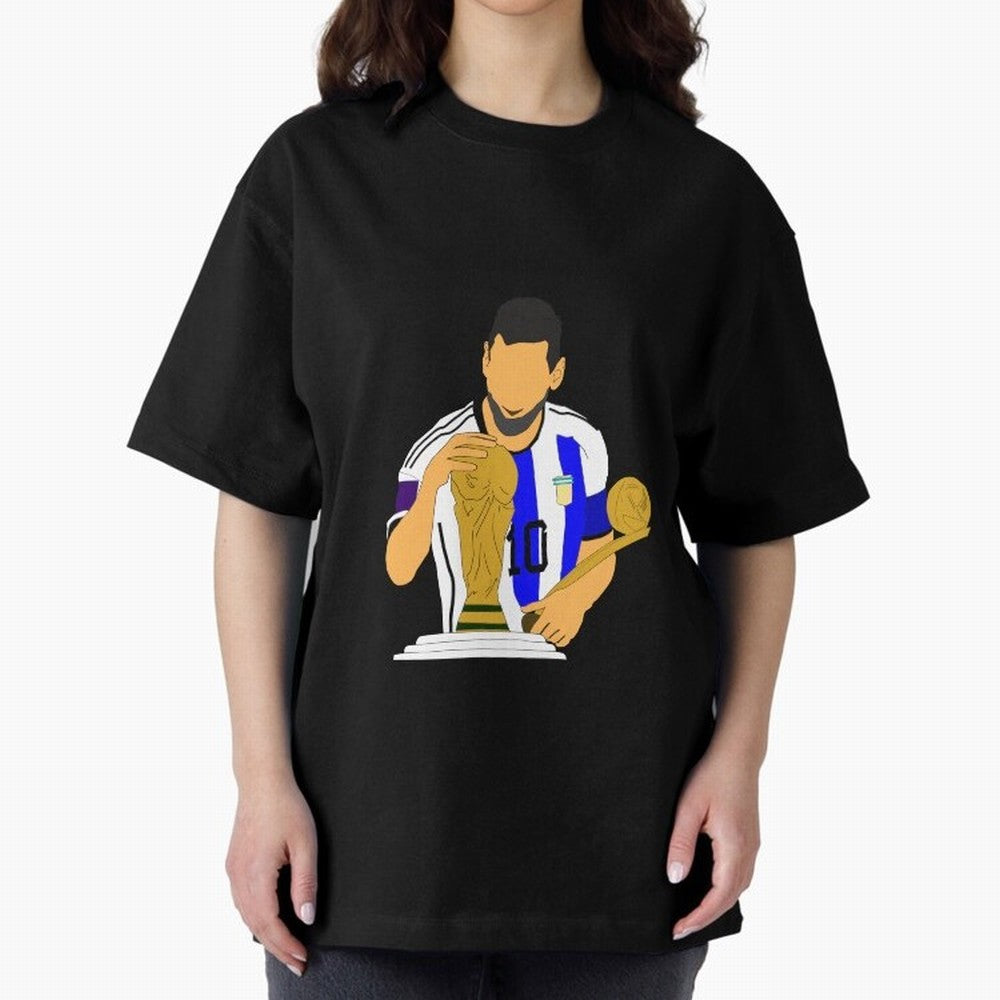 lionel messi Oversized T-Shirt Support the Legends of Global Football Passion for FIFA World Cup 2026 Group Stage, Centered on Messi, CR7 and Mbappe, England, Tournament Hype, Historic Matchups, Family Viewing Parties and Global Sports Pride;