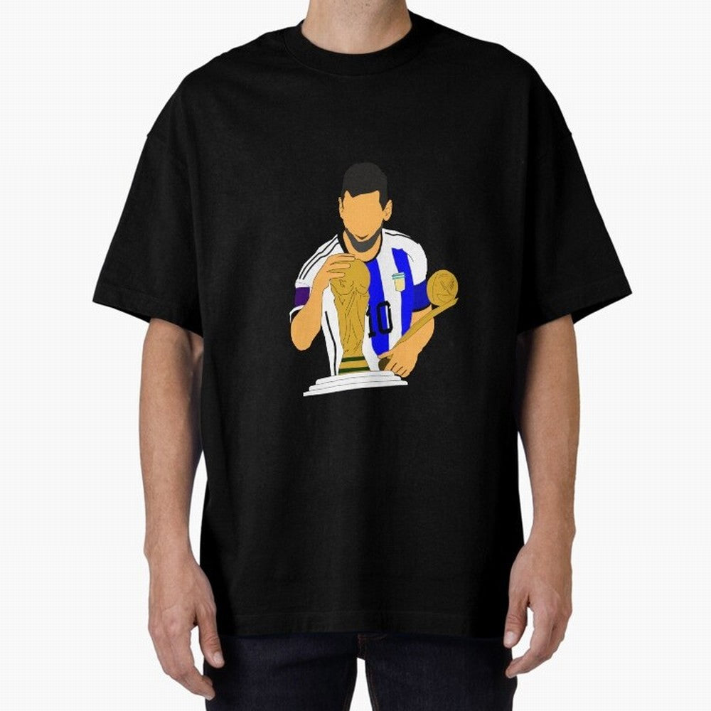 lionel messi Oversized T-Shirt Support the Legends of Global Football Passion for FIFA World Cup 2026 Group Stage, Centered on Messi, CR7 and Mbappe, England, Tournament Hype, Historic Matchups, Family Viewing Parties and Global Sports Pride;
