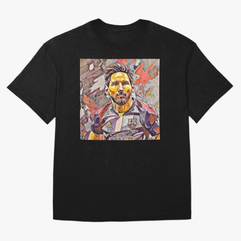 Messi art Oversized T-Shirt Honor Champions and Dreams in FIFA World Cup 2026 Group Stage with Cristiano Ronaldo, Haaland and CR7, Portugal Energy, Retro Football Energy, Iconic Rivalries, Trophy Chase Drama and Stadium Atmosphere; Perfect for