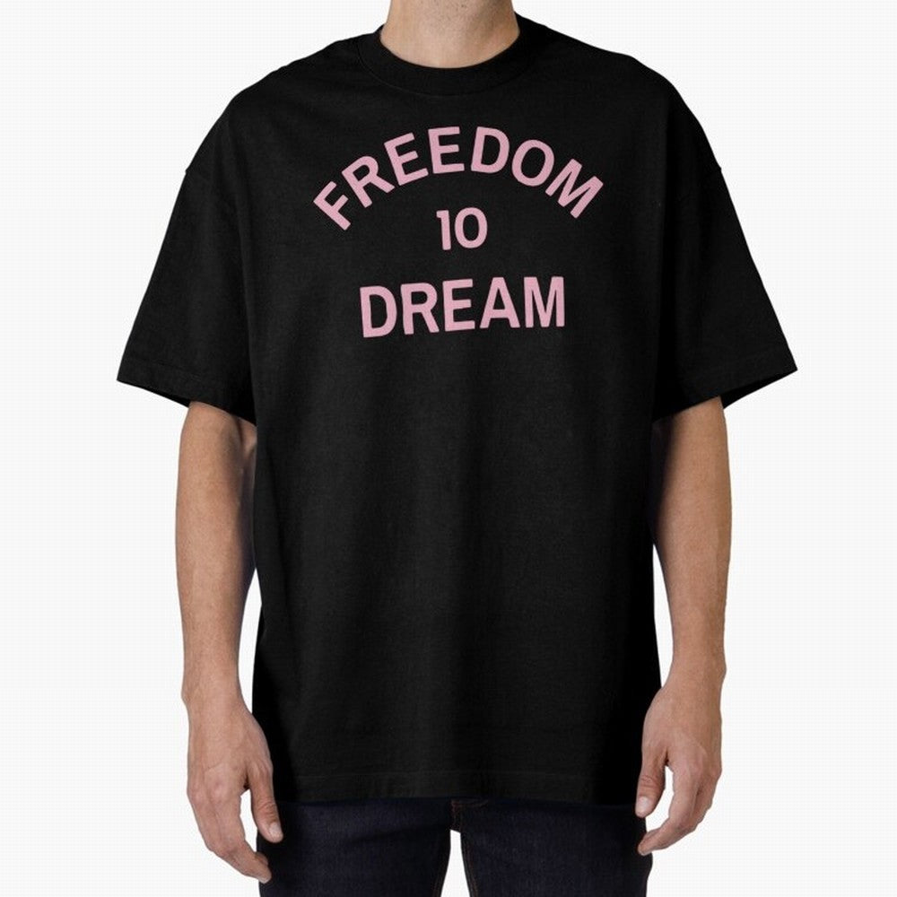 Freedom 10 Dream Oversized T-Shirt Fuel Your Fan Pride for FIFA World Cup 2026 Group Stage Highlighting Messi, Brazil Energy, Match Day Excitement, Supporter Culture, Golden Goals and Global Football Passion; Created for Match Day Parties, Soccer