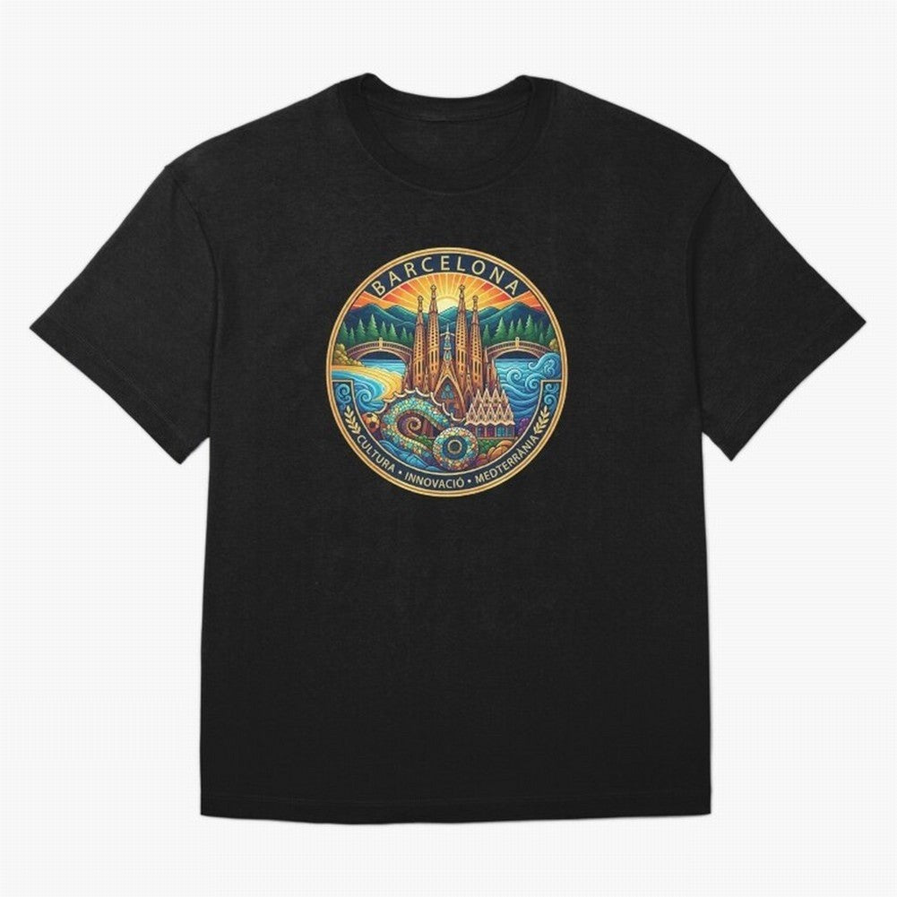 BARCELONA Oversized T-Shirt Step into Match Day Hype around FIFA World Cup 2026, Cristiano Ronaldo, France and Portugal, Tournament Hype, Historic Matchups, Family Viewing Parties and Global Sports Pride; Made for Collectors Who Enjoy Iconic