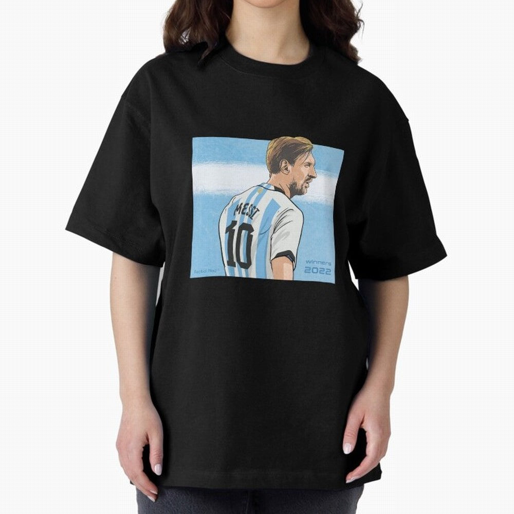 Messi Argentina's Qatar 2022 Hero Classic T-Shirt Make Every Kick Count in FIFA World Cup 2026 Centered on Haaland, Brazil, Portugal and Argentina Energy, Supporter Pride, Iconic Celebrations, Legendary Names and Global Match Day Energy; Made for