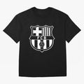 T-SHIRT BARCELONA Oversized T-Shirt Celebrate Soccer Greatness during Match Day Hype around FIFA World Cup 2026 USA Canada Mexico, Messi and Cristiano Ronaldo, Argentina, France and Brazil, Championship Spirit, Famous Goals, Roaring Crowds and
