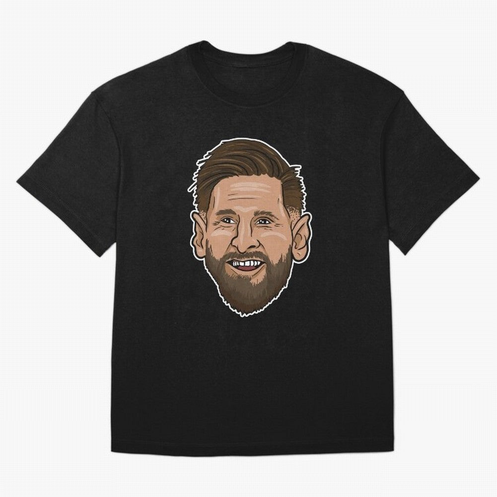 messi cartoon face Classic T-Shirt Feel the Roar of Match Day Hype around FIFA World Cup 2026 Group Stage, Neymar, Haaland and Cristiano Ronaldo, Argentina and Brazil, Supporter Pride, Iconic Celebrations, Legendary Names and Global Match Day