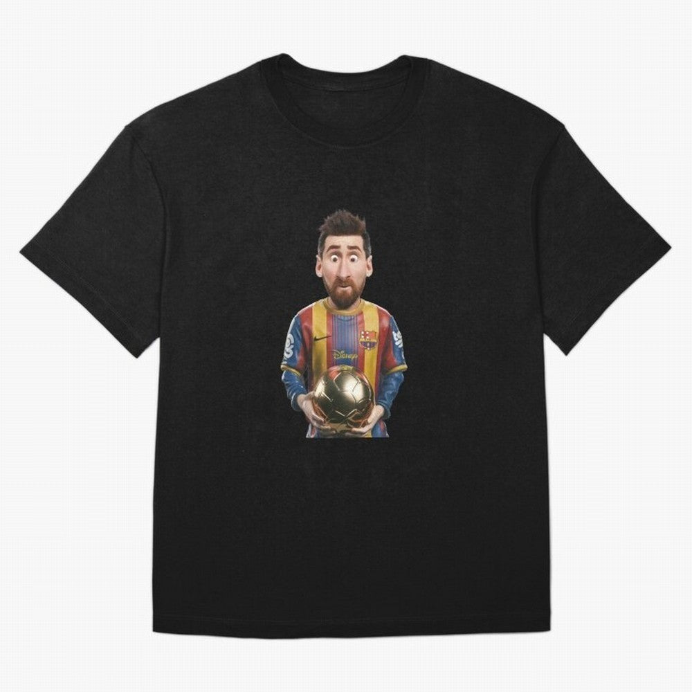 Gold Ball Classic T-Shirt Bring World Football Passion into Global Football Passion for FIFA World Cup 2026 Group Stage, Featuring Mbappe and Neymar, Argentina and Brazil, Classic Soccer Heritage, Championship Pressure, Fan Loyalty and