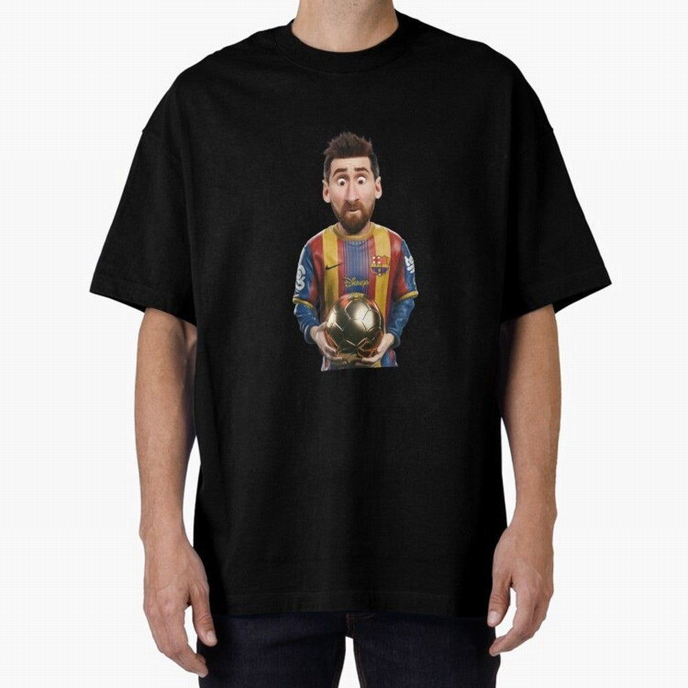 Gold Ball Classic T-Shirt Bring World Football Passion into Global Football Passion for FIFA World Cup 2026 Group Stage, Featuring Mbappe and Neymar, Argentina and Brazil, Classic Soccer Heritage, Championship Pressure, Fan Loyalty and
