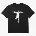 Ronaldo (Mint Green) Oversized T-Shirt Keep the Legacy of Global Football Passion for FIFA World Cup 2026 Group Stage, Celebrating CR7 and Messi, France and Portugal, Supporter Pride, Iconic Celebrations, Legendary Names and Global Match Day