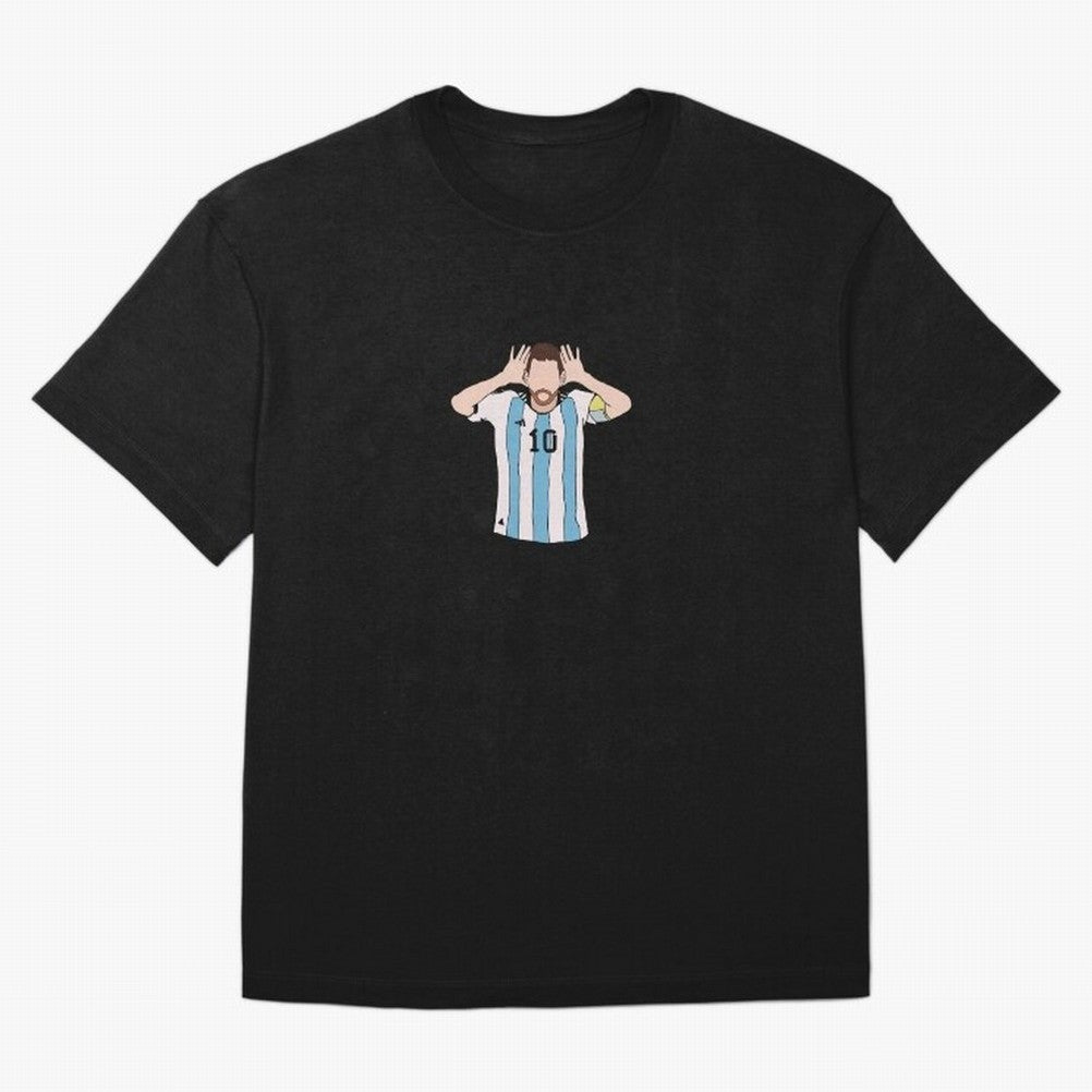 Lionel Messi Classic T-Shirt Celebrate Fan Culture around Match Day Hype around FIFA World Cup 2026 Group Stage, Cristiano Ronaldo, Argentina, France and Brazil, Classic Soccer Heritage, Championship Pressure, Fan Loyalty and International Pride;
