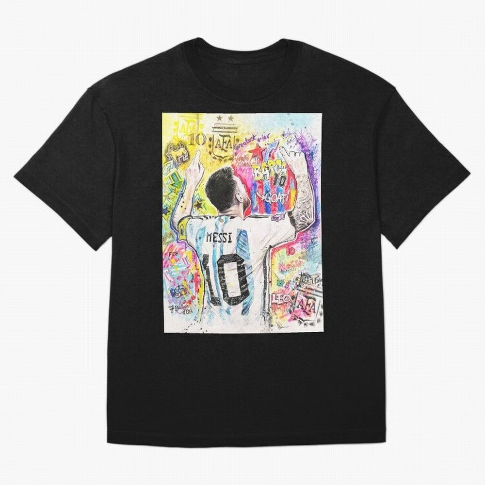 Lionel Messi Oversized T-Shirt Embrace FIFA World Cup 2026 Group Stage for Fans of Neymar and Portugal, Spain and Germany, Bringing Goal Celebration Energy, Supporter Heritage, Football Icons and Worldwide Tournament Joy; Perfect for People Who