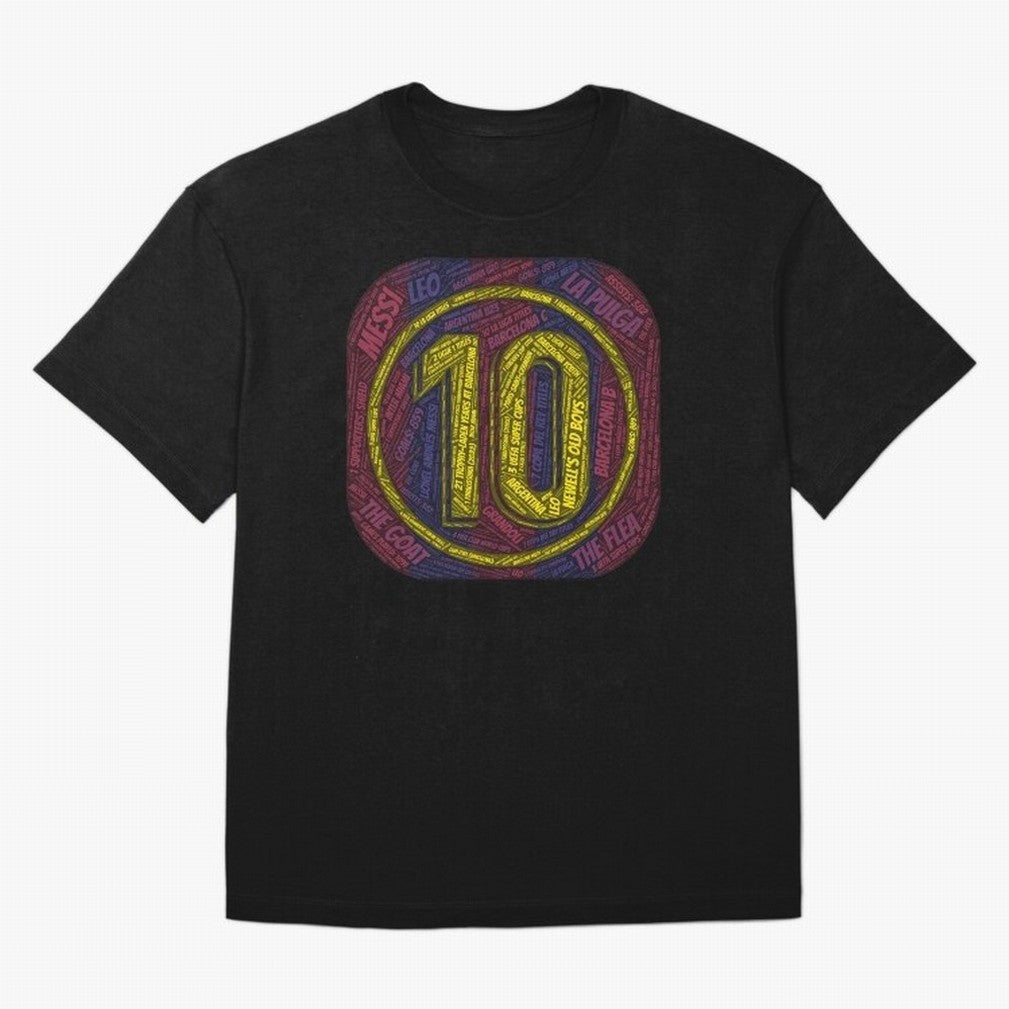 Lionel Messi #10 - The Icon Collection Classic T-Shirt Represent Global Football Passion for FIFA World Cup 2026 USA Canada Mexico, Driven by Mbappe and Neymar, Argentina and Brazil, Sports Nostalgia, International Competition, Famous Players and