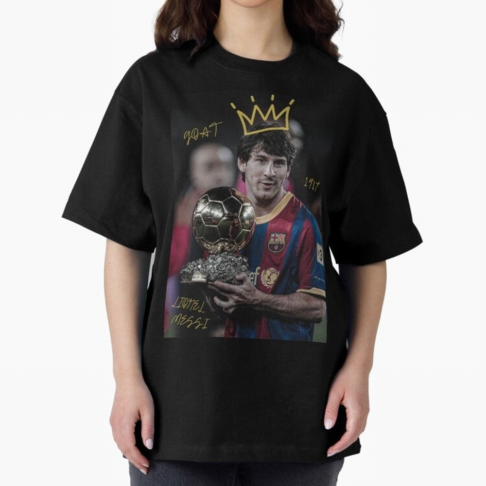 Lionel Messi - GOAT Classic T-Shirt Show Love for Legendary Goals in FIFA World Cup 2026 Spirit, Capturing England and Germany, CR7, Sports Nostalgia, International Competition, Famous Players and Unforgettable Victories; Perfect for Supporters Who