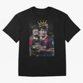 Lionel Messi - GOAT Classic T-Shirt Show Love for Legendary Goals in FIFA World Cup 2026 Spirit, Capturing England and Germany, CR7, Sports Nostalgia, International Competition, Famous Players and Unforgettable Victories; Perfect for Supporters Who