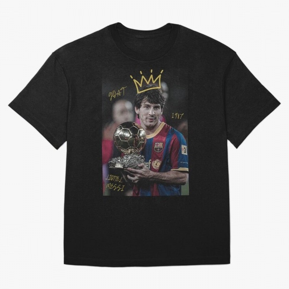 Lionel Messi - GOAT Classic T-Shirt Show Love for Legendary Goals in FIFA World Cup 2026 Spirit, Capturing England and Germany, CR7, Sports Nostalgia, International Competition, Famous Players and Unforgettable Victories; Perfect for Supporters Who
