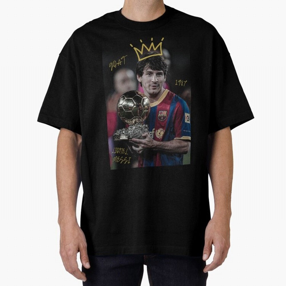 Lionel Messi - GOAT Classic T-Shirt Show Love for Legendary Goals in FIFA World Cup 2026 Spirit, Capturing England and Germany, CR7, Sports Nostalgia, International Competition, Famous Players and Unforgettable Victories; Perfect for Supporters Who