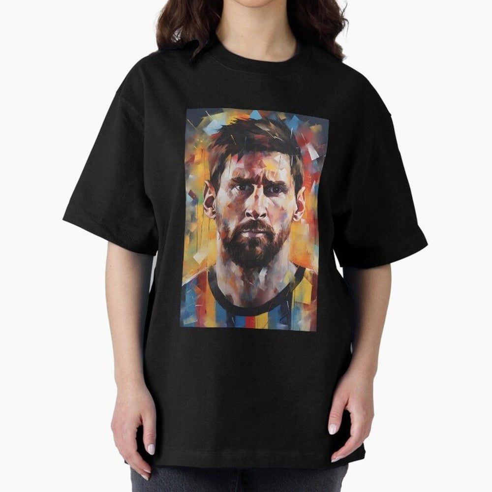Lionel Messi Oversized T-Shirt Remember FIFA World Cup 2026 Group Stage for Fans of Messi, Neymar and Mbappe and Portugal, Spain and Germany, Bringing Football History, Final Match Energy, Crowd Noise and Once in a Lifetime Moments; Created for