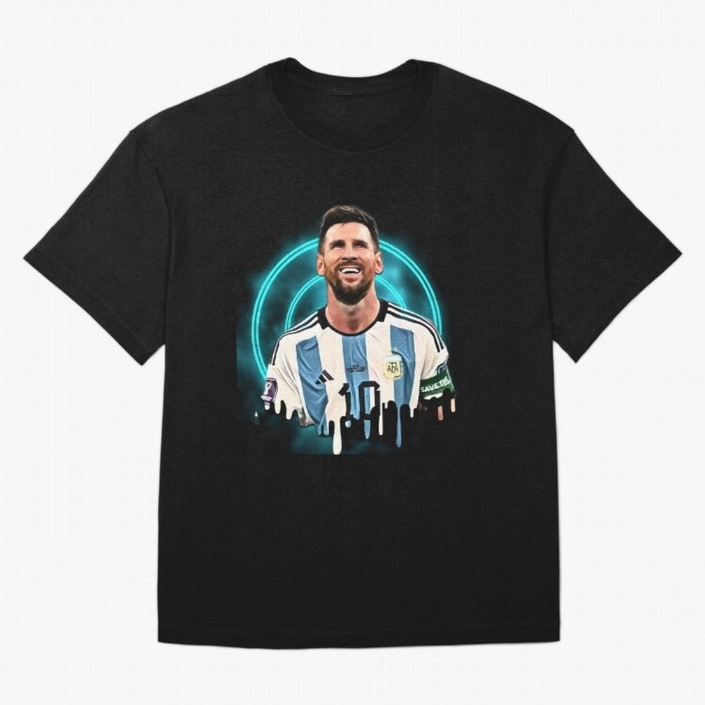 Lionel Messi Classic T-Shirt Carry the Dream of FIFA World Cup 2026 Spirit, Capturing England, Messi and Cristiano Ronaldo, Fan Favorite Moments, National Team Passion, Big Match Drama and Soccer History; Great for Watch Parties, Sports Bars,