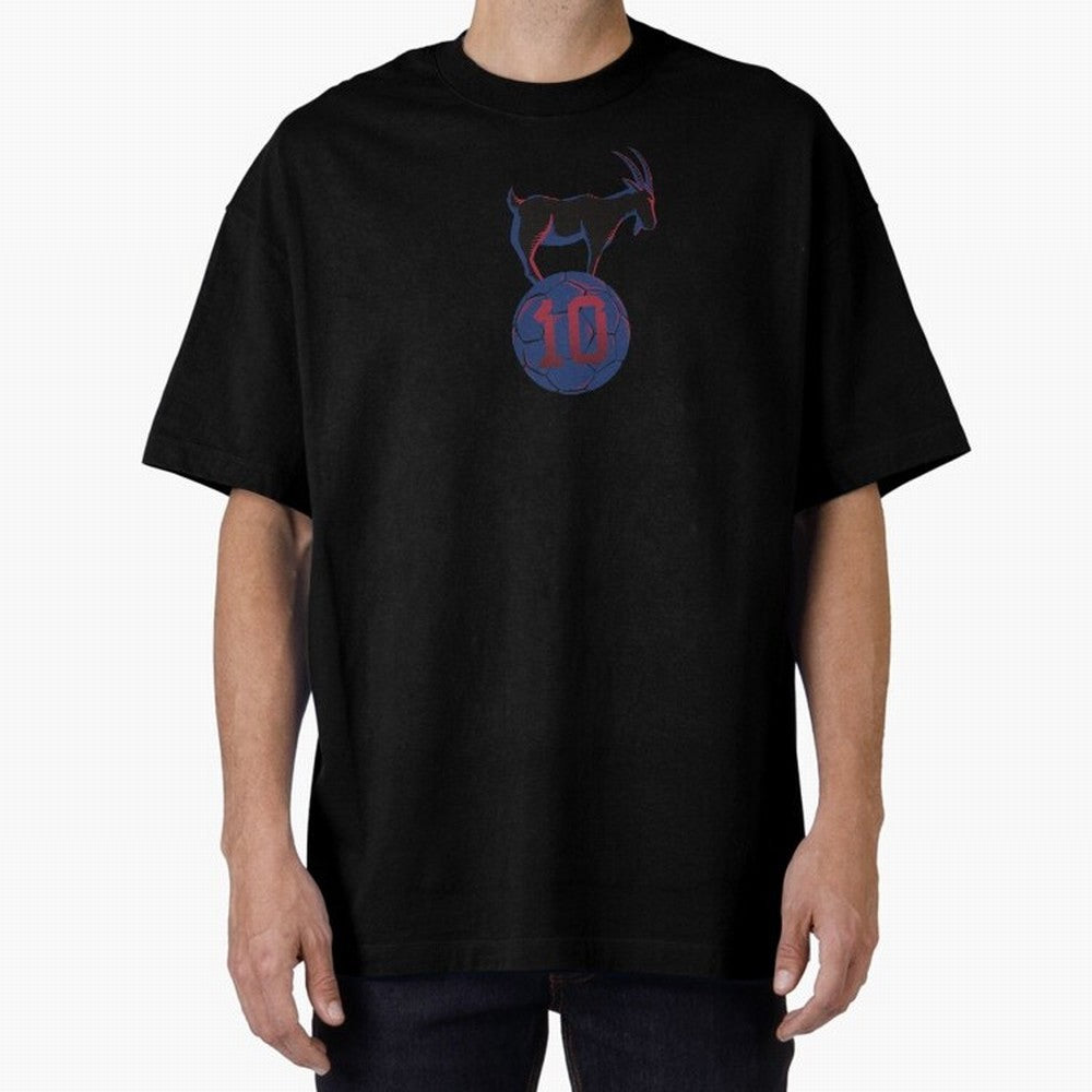 Messi 10 GOAT (Blue Soccer Ball FCB Futbol) Classic T-Shirt Follow Every Goal of Match Day Hype around FIFA World Cup 2026, CR7, England, France and Netherlands, Retro Football Energy, Iconic Rivalries, Trophy Chase Drama and Stadium Atmosphere;