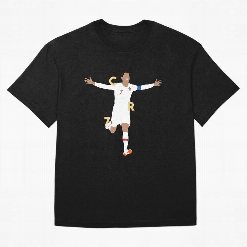 CR7 (Gold) Classic T-Shirt Celebrate Rivalries and Pride in FIFA World Cup 2026 Group Stage Spirit, Centered on France, Messi, CR7 and Mbappe, Global Supporter Spirit, Legendary Goals, National Colors and Tournament Celebration; Perfect for Fans,