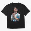 Argentina Messi Football Oversized T-Shirt Create FIFA World Cup 2026 Group Stage for Fans of Messi and Netherlands, Bringing Game Day Rituals, Football Legends, Country Pride and the Road to the Final; Ideal for Football Dads, Football Moms,
