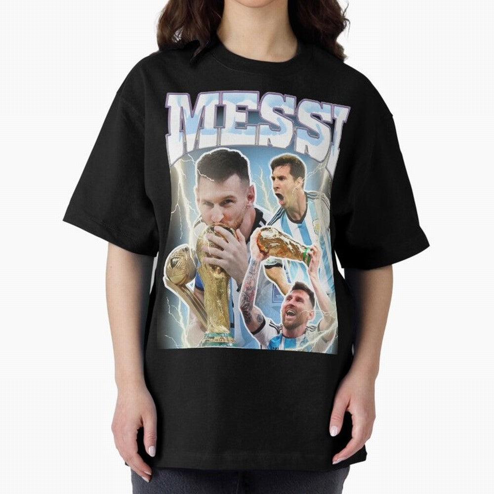 Messi Champion Vintage Retro Design Classic T-Shirt Show Support during FIFA World Cup 2026 USA Canada Mexico Spirit, Made for Brazil, Portugal and Argentina, CR7, Goal Celebration Energy, Supporter Heritage, Football Icons and Worldwide Tournament
