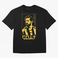 Lionel Messi Golden Style Portrait art illustration Classic T-Shirt Show Passion for the Stars of the FIFA World Cup 2026 Group Stage Journey through CR7 Highlights, Argentina Pride, Worldwide Fan Energy, Dramatic Goals, Stadium Lights and