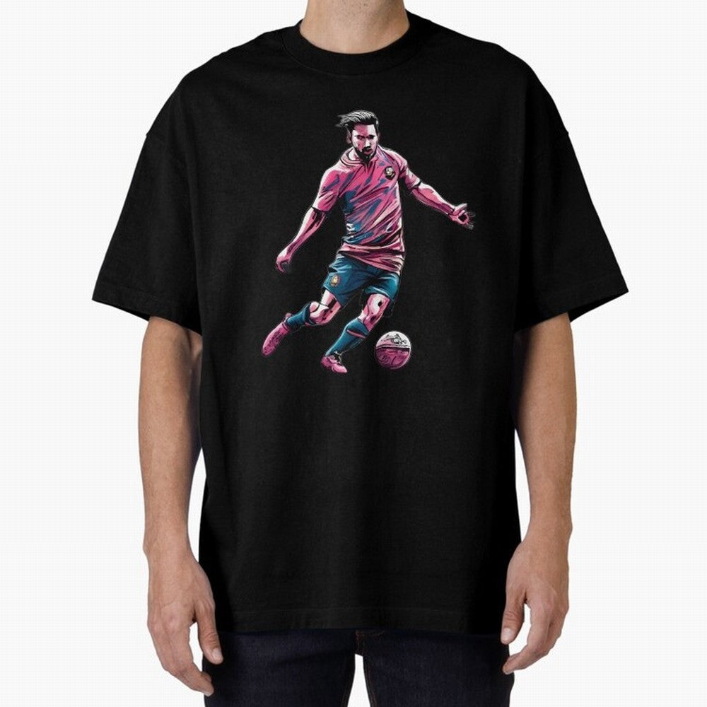 Lionel Messi watercolor drawing Classic T-Shirt Relive Legendary Nights from the FIFA World Cup 2026 Group Stage Journey through Messi, Neymar and Mbappe Highlights, France and Portugal Pride, Retro Football Energy, Iconic Rivalries, Trophy Chase