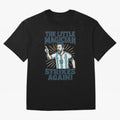 Messi - The Magician Oversized T-Shirt Create Global Football Passion for FIFA World Cup 2026 USA Canada Mexico, Highlighting Cristiano Ronaldo, France and Portugal, Retro Football Energy, Iconic Rivalries, Trophy Chase Drama and Stadium