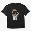 Lionel Messi Lifting The World Cup Essential T-Shirt Turn Football Passion into FIFA World Cup 2026 Group Stage Made for Neymar, Portugal Energy, Match Day Excitement, Supporter Culture, Golden Goals and Global Football Passion; Made for Die Hard