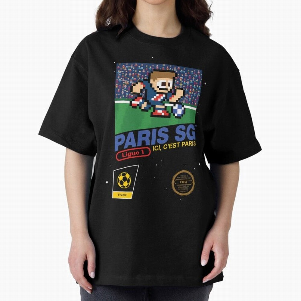 Paris SG v2 8bit Football Essential T-Shirt Follow Global Football Passion for FIFA World Cup 2026 Group Stage, Made for Messi and Cristiano Ronaldo, England and Germany, Worldwide Fan Energy, Dramatic Goals, Stadium Lights and Championship