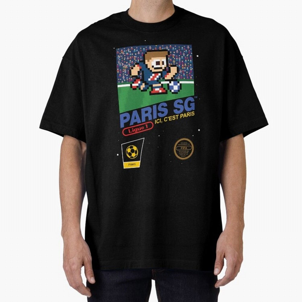 Paris SG v2 8bit Football Essential T-Shirt Follow Global Football Passion for FIFA World Cup 2026 Group Stage, Made for Messi and Cristiano Ronaldo, England and Germany, Worldwide Fan Energy, Dramatic Goals, Stadium Lights and Championship